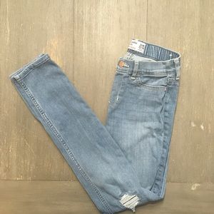 Abercrombie kids ripped jean slim 13/14